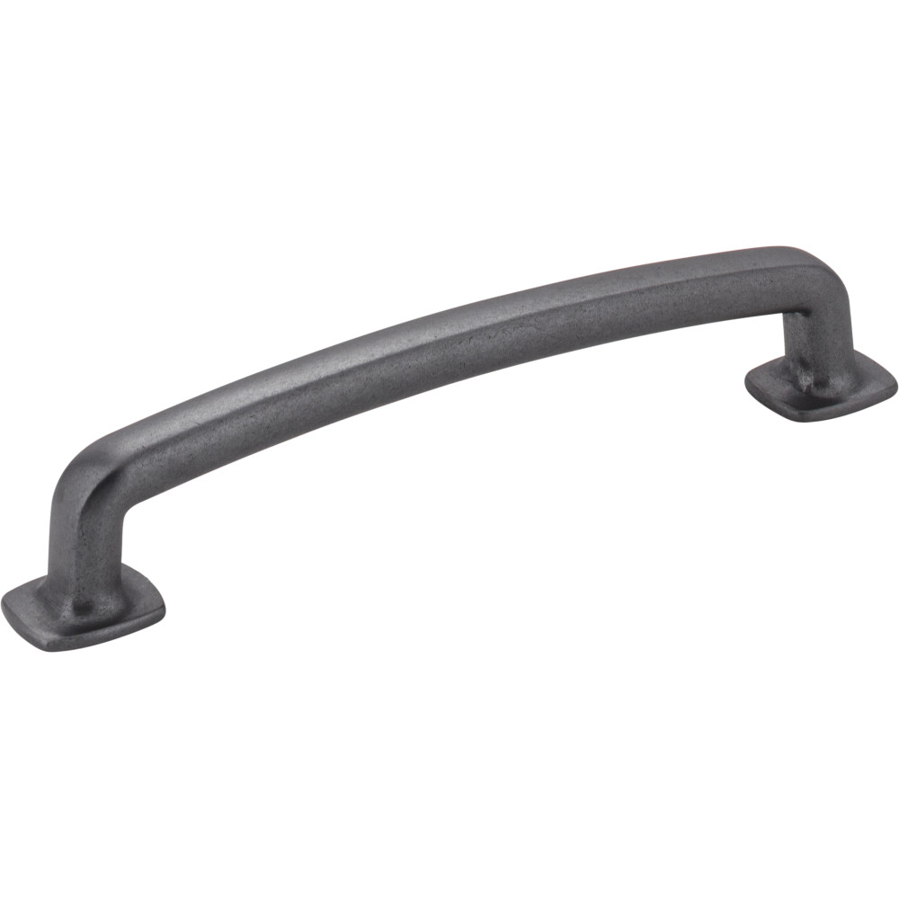 Jeffrey Alexander by Hardware Resources MO6373-128DACM 5-7/8" OL Forged Look Flat Bottom Pull  128mm CC with two 8/