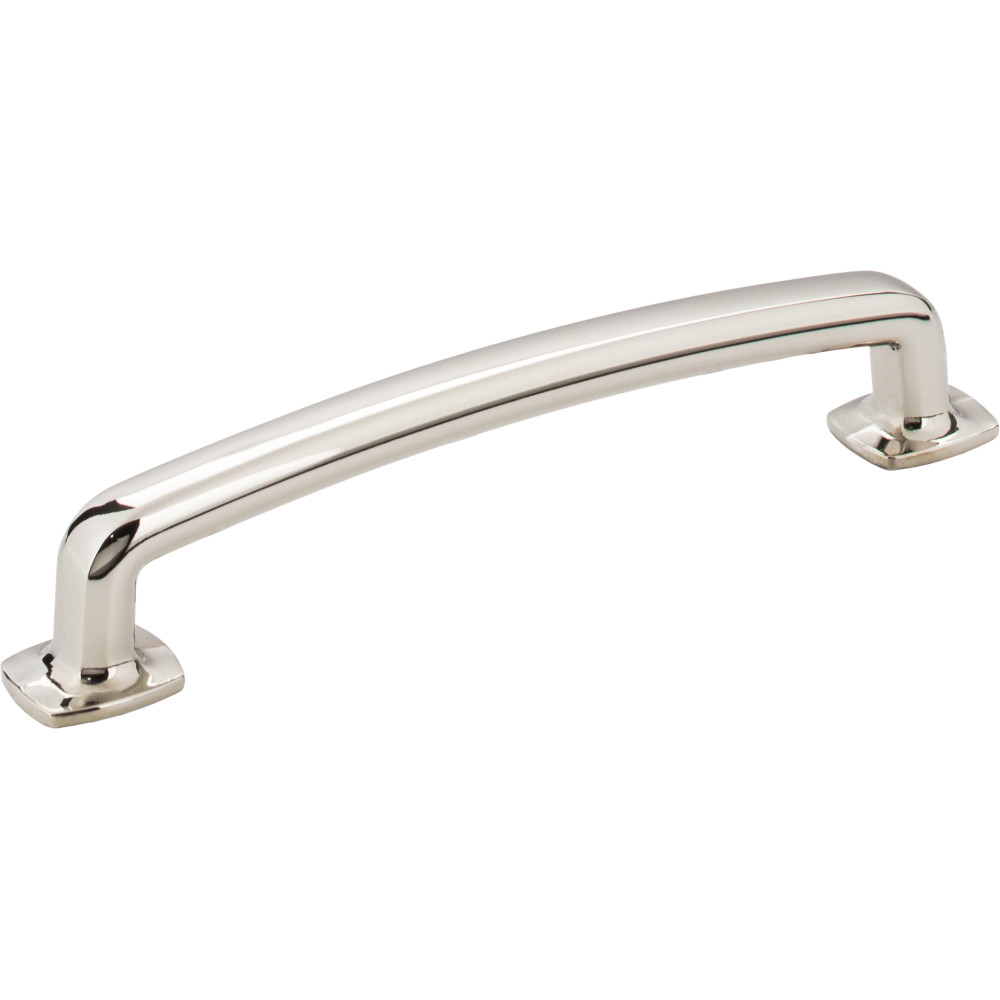 Jeffrey Alexander by Hardware Resources MO6373-128NI 5-7/8" OL Forged Look Flat Bottom Pull  128mm CC with two 8/