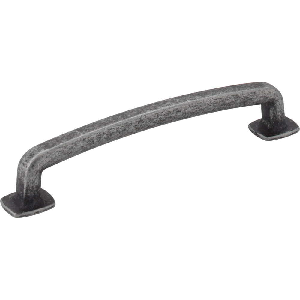 Jeffrey Alexander by Hardware Resources MO6373-128SIM-D 5-7/8" OL Forged Look Flat Bottom Pull  128mm CC with two 8/