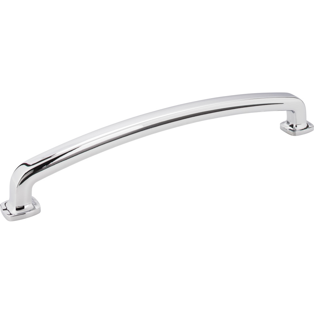 Hardware Resources MO6373-12PC Belcastel 1 13-1/4" Overall Length Zinc Die Cast Forged Look Flat Bottom Appliance Pull (Refrigerator/Sub-Zero Handle) Finish: Polished Chrome.