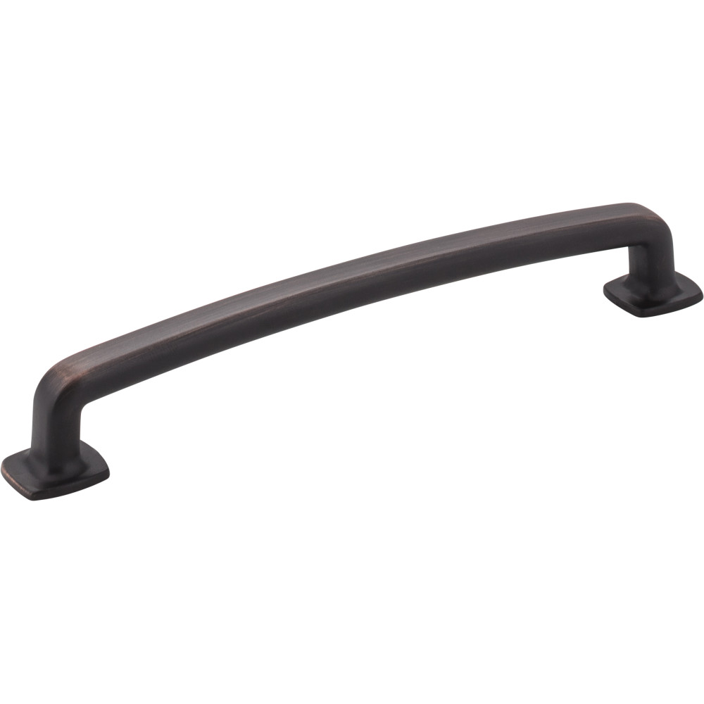 Jeffrey Alexander by Hardware Resources MO6373-160DBAC 7-1/8" OL Forged Look Flat Bottom Pull  160mm CC with two 8/