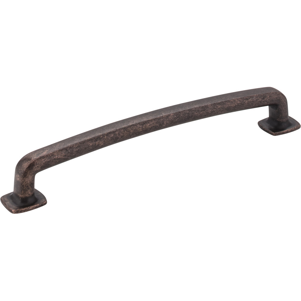 Jeffrey Alexander by Hardware Resources MO6373-160DMAC 7-1/8" OL Forged Look Flat Bottom Pull  160mm CC with two   