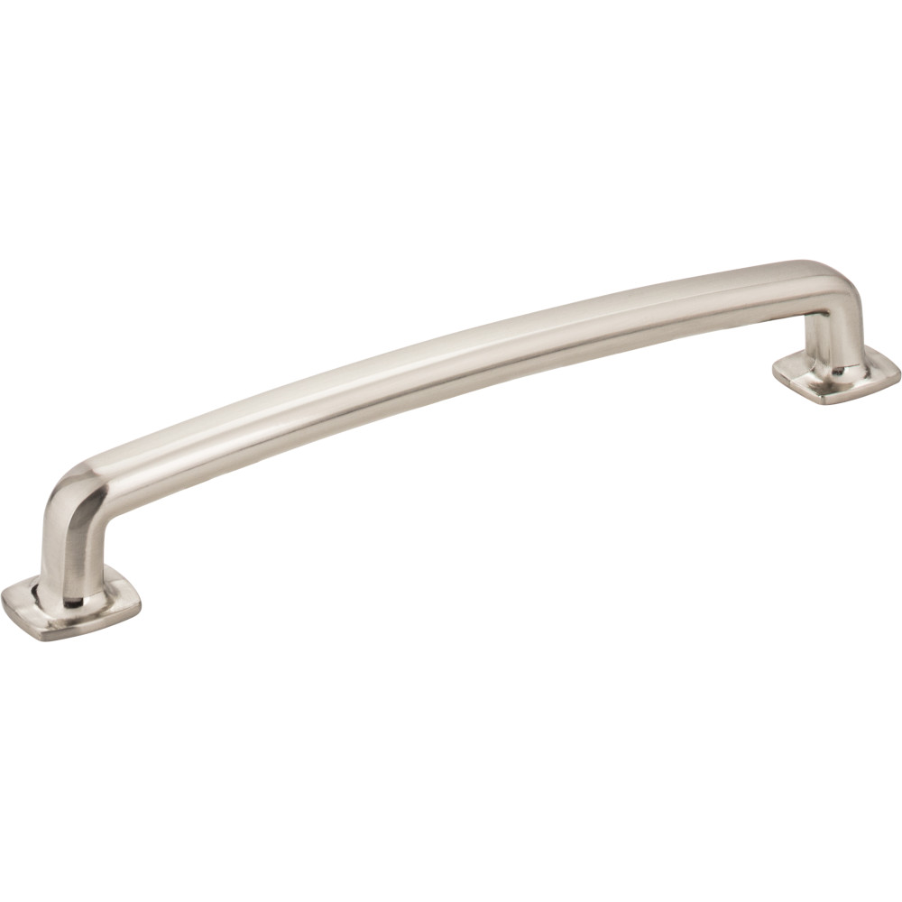 Jeffrey Alexander by Hardware Resources MO6373-160SN 7-1/8" OL Forged Look Flat Bottom Pull  160mm CC with two 8/