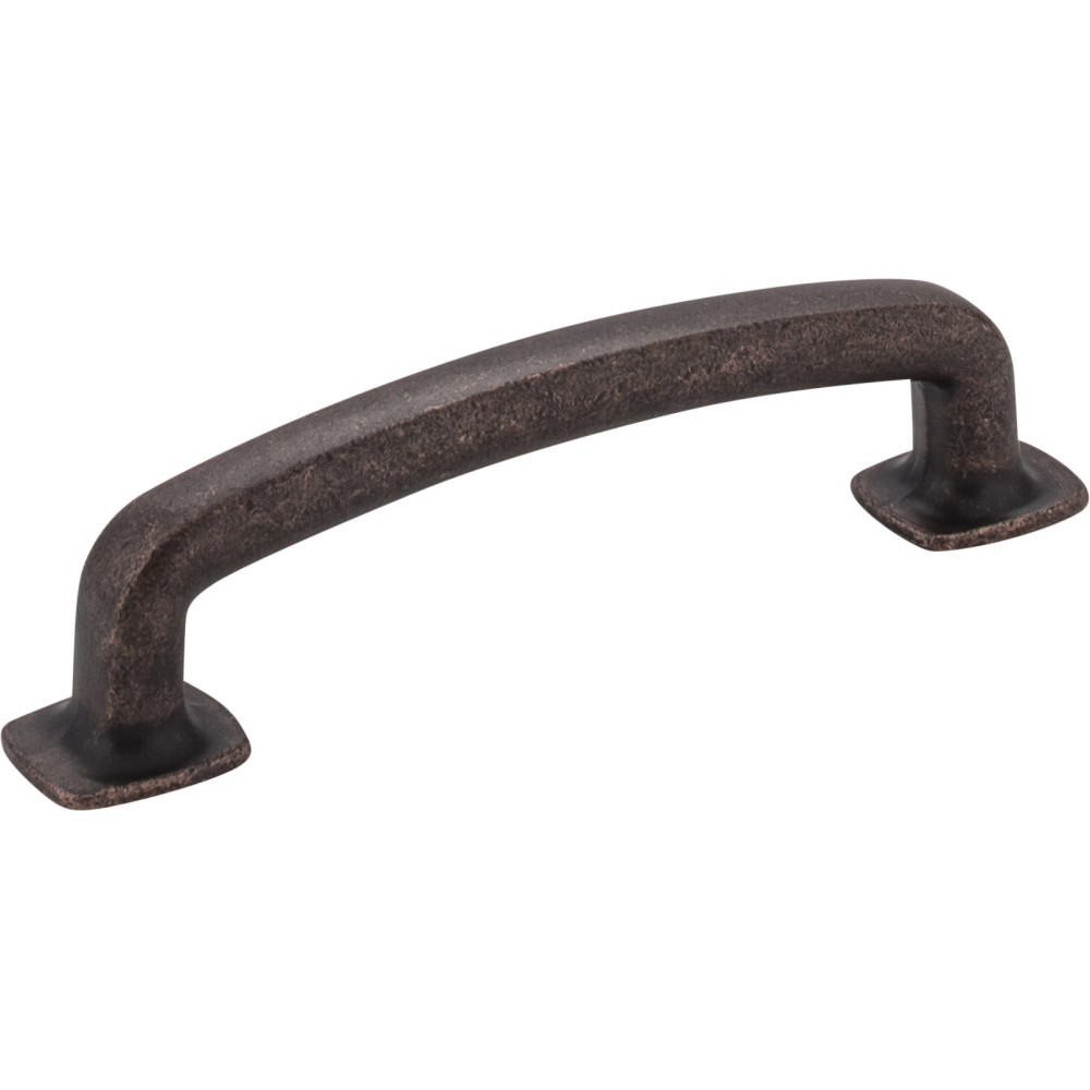 Jeffrey Alexander by Hardware Resources MO6373DMAC 4-5/8"  OL Forged Look Flat Bottom Pull  96mm CC with two 8/