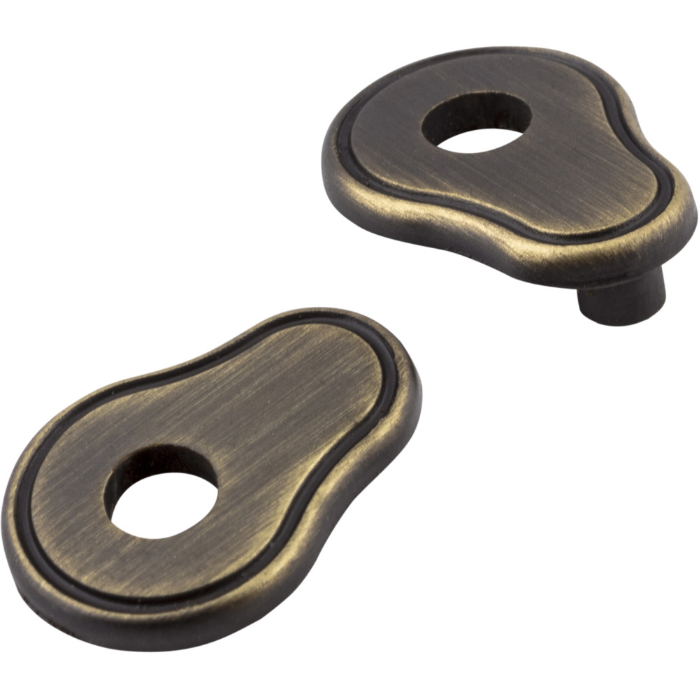 Jeffrey Alexander by Hardware Resources PE02-ABSB Zinc Die Cast Pull Escutcheon for 3" to 96mm Transition.  Fi