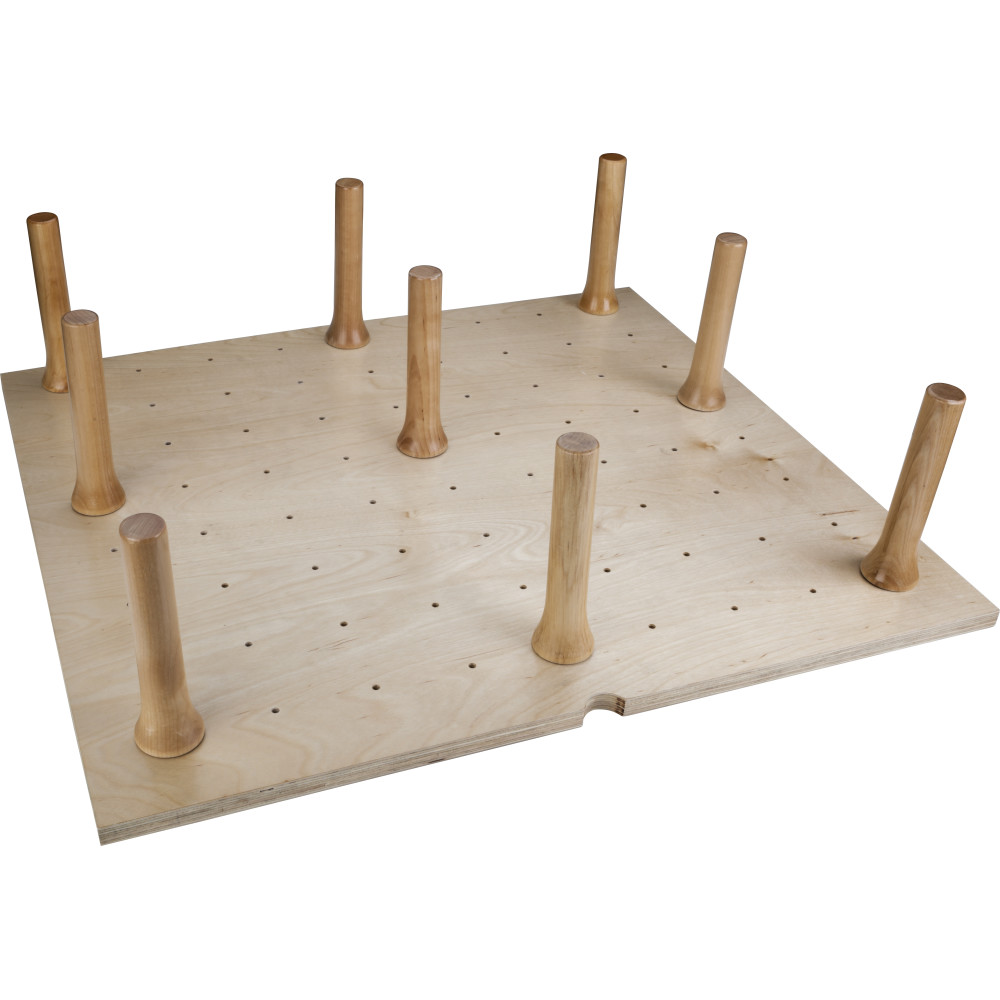 Hardware Resources by Hardware Resources PEG-12 Peg Board with 12 Pegs 30-1/4" W x 21-1/4"L x 6-5/8"H