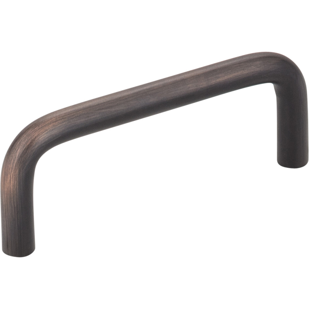 Elements by Hardware Resources S271-3DBAC 3-3/8" Overall Length Steel Wire Cabinet Pull. Holes are 3" 