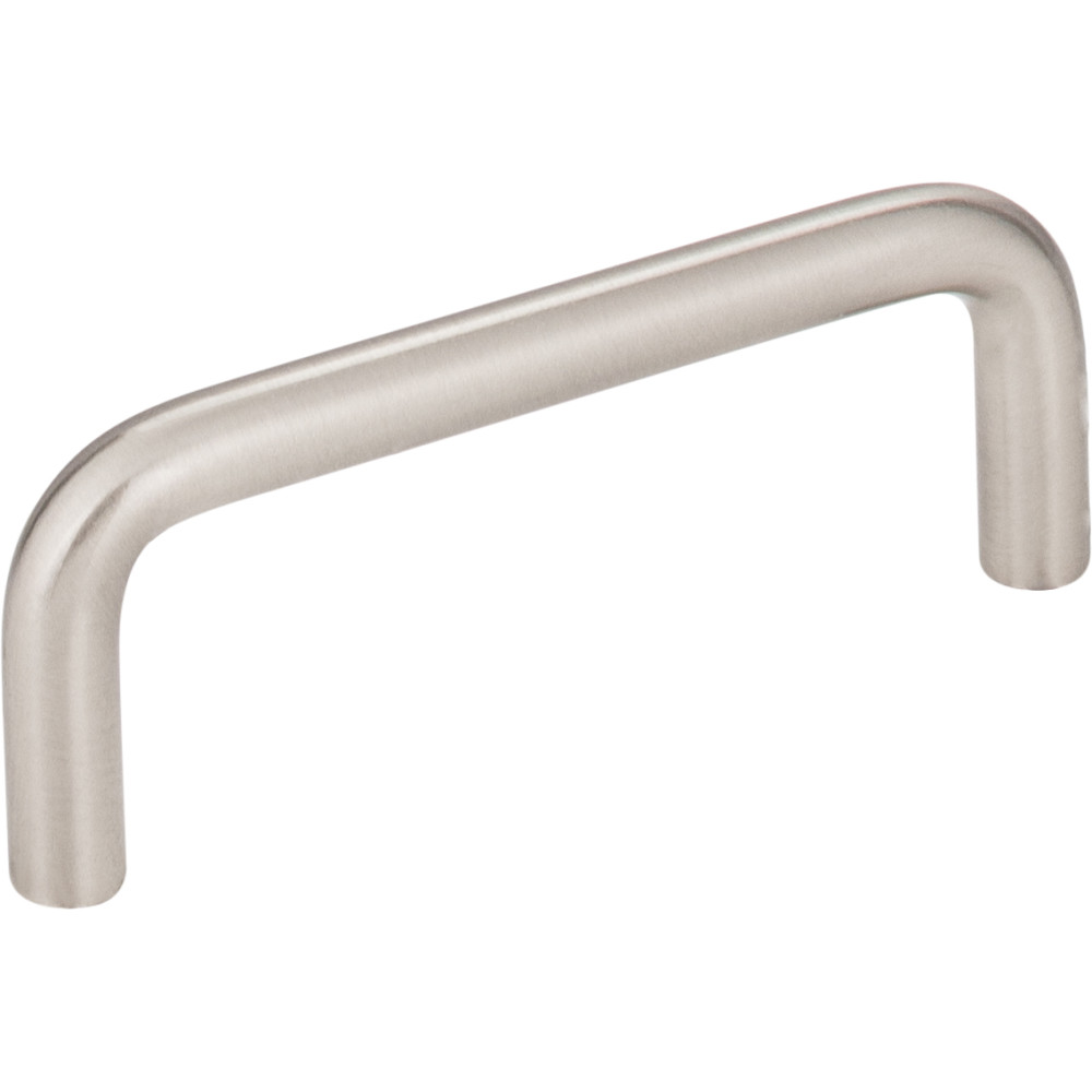 Elements by Hardware Resources S271-3SN 3-3/8" Overall Length Steel Wire Cabinet Pull. Holes are 3" 