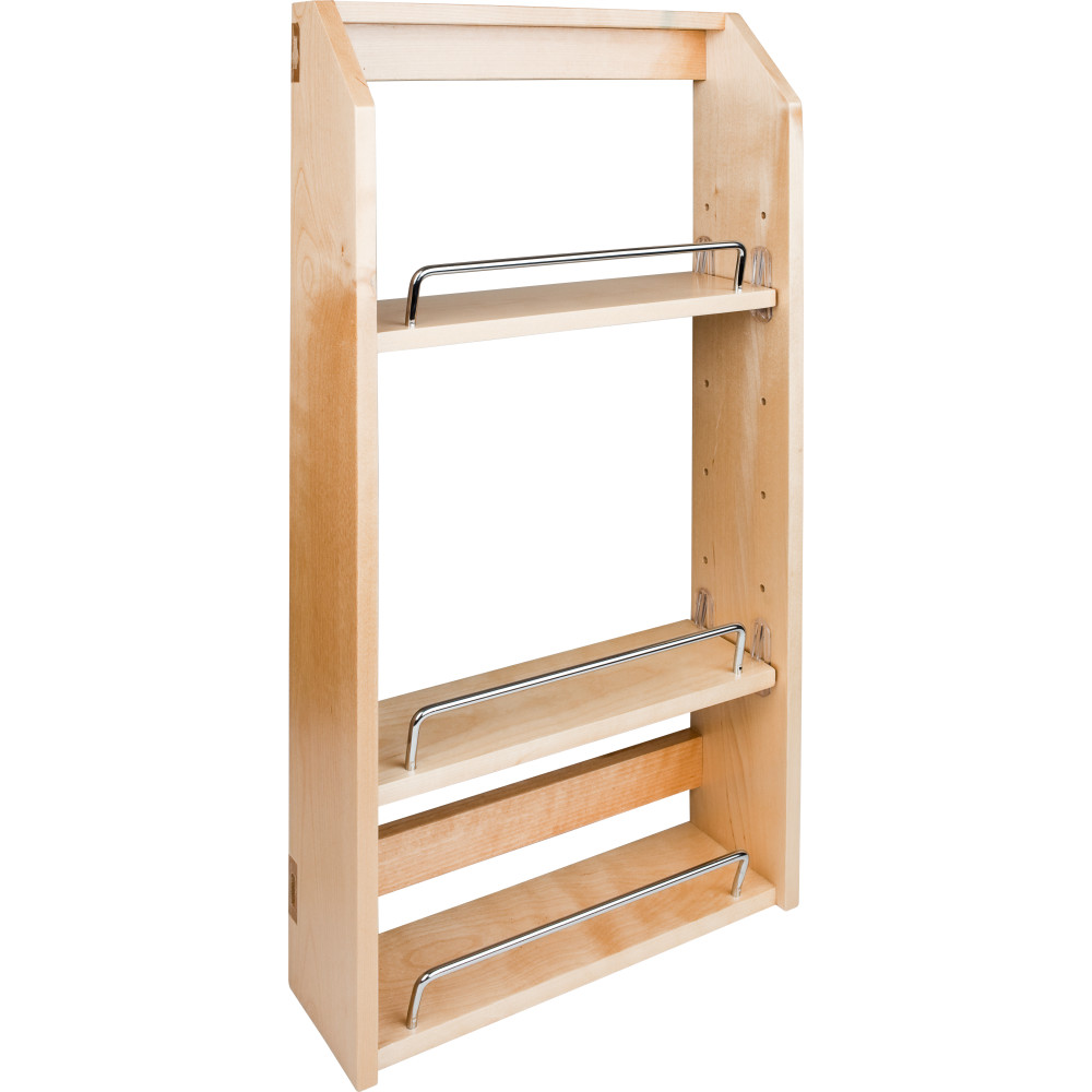 Hardware Resources by Hardware Resources SPR15A Adjustable Spice Rack for 21" Wall Cabinet.