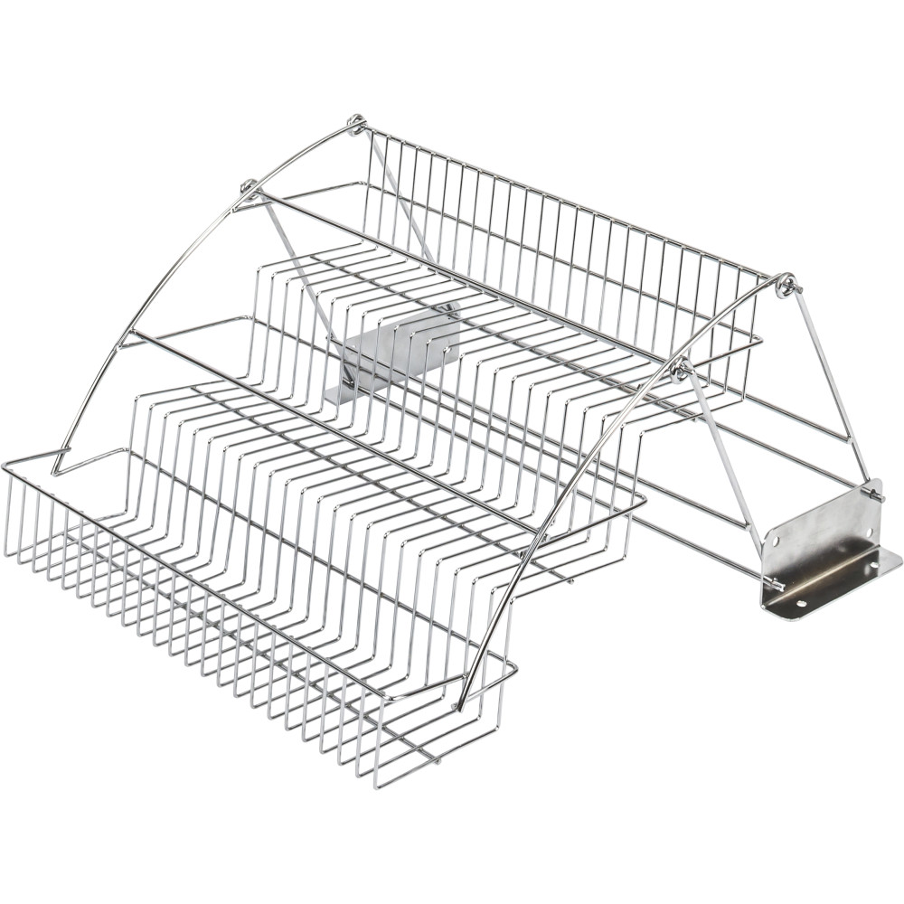 Hardware Resources TTSPD-R 3-Tier Spice Rack Pulldown in Polished Chrome