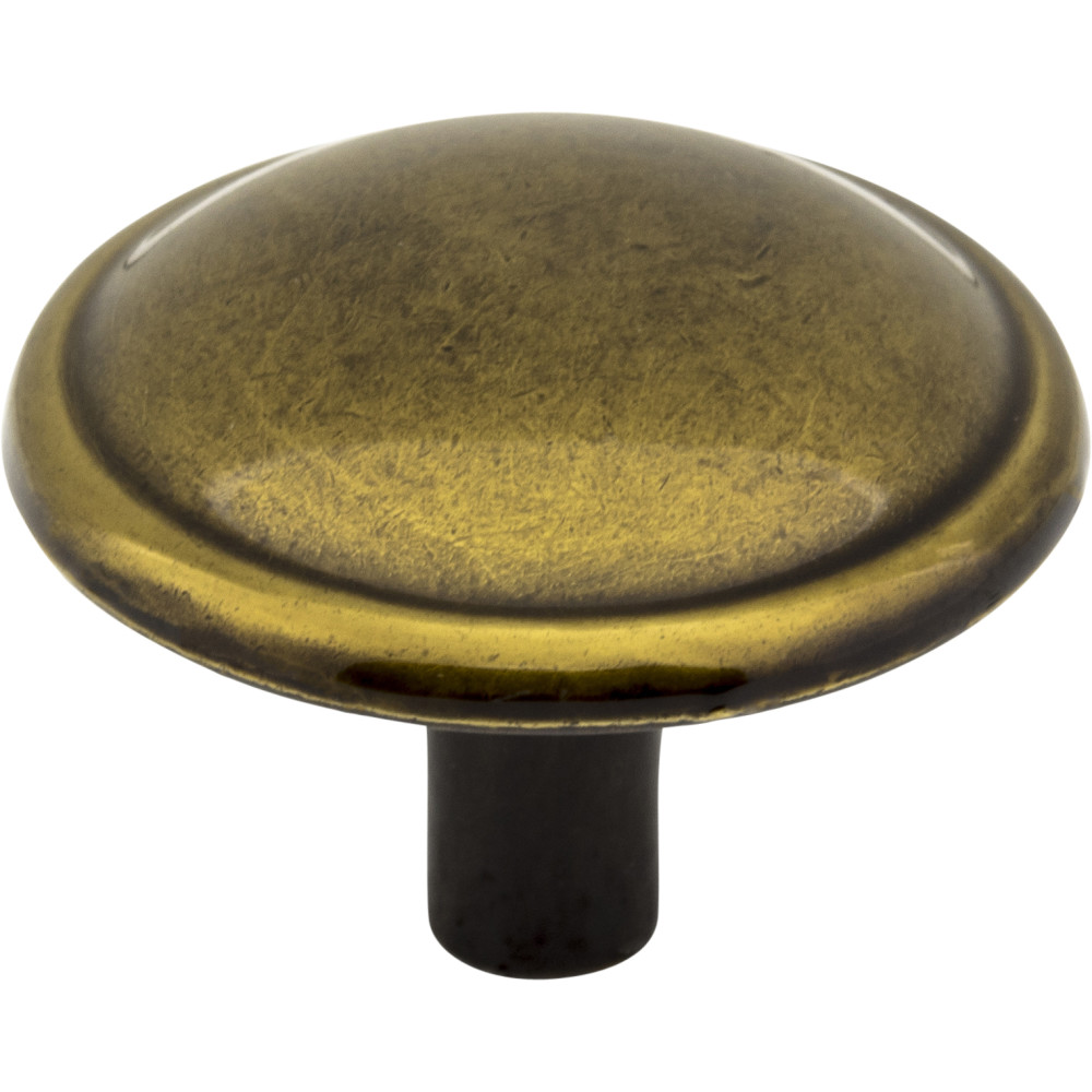 Elements by Hardware Resources WK150-AB 1-1/4" Knob with one 8/32" x 1" screw Finish: Antique Brass 