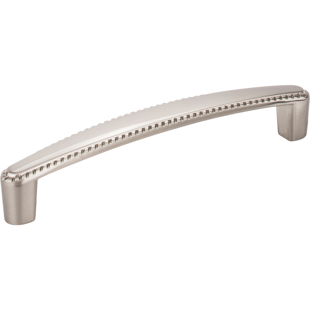 Elements by Hardware Resources Z115-128SN 5-9/16" Overall Length Zinc Cabinet Pull with Rope Trim.  Ho