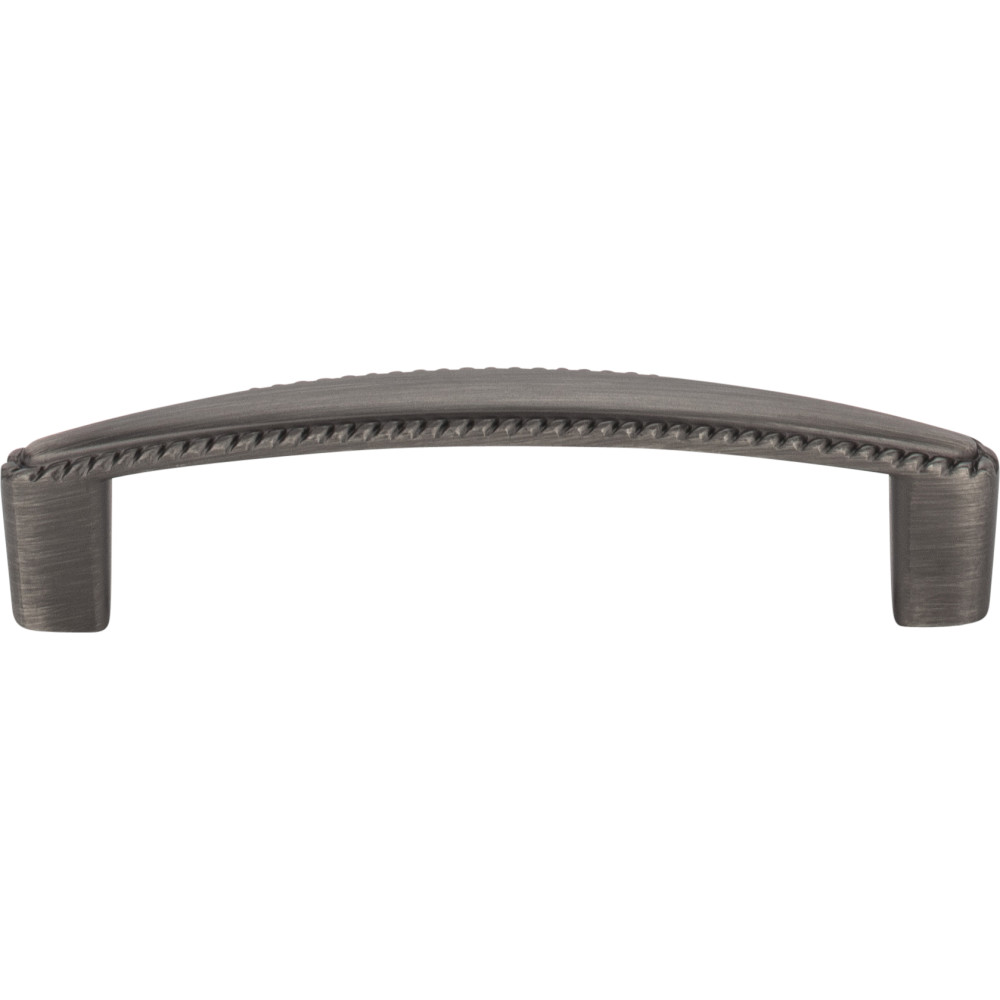 Elements by Hardware Resources Z115-96BNBDL 4-3/8" Overall Length Zinc Cabinet Pull with Rope Trim.     