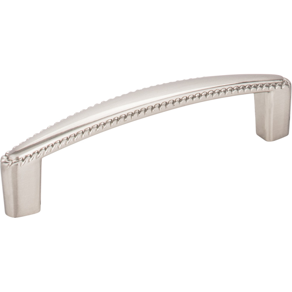 Elements by Hardware Resources Z115-96SN 4-3/8" Overall Length Zinc Cabinet Pull with Rope Trim.     
