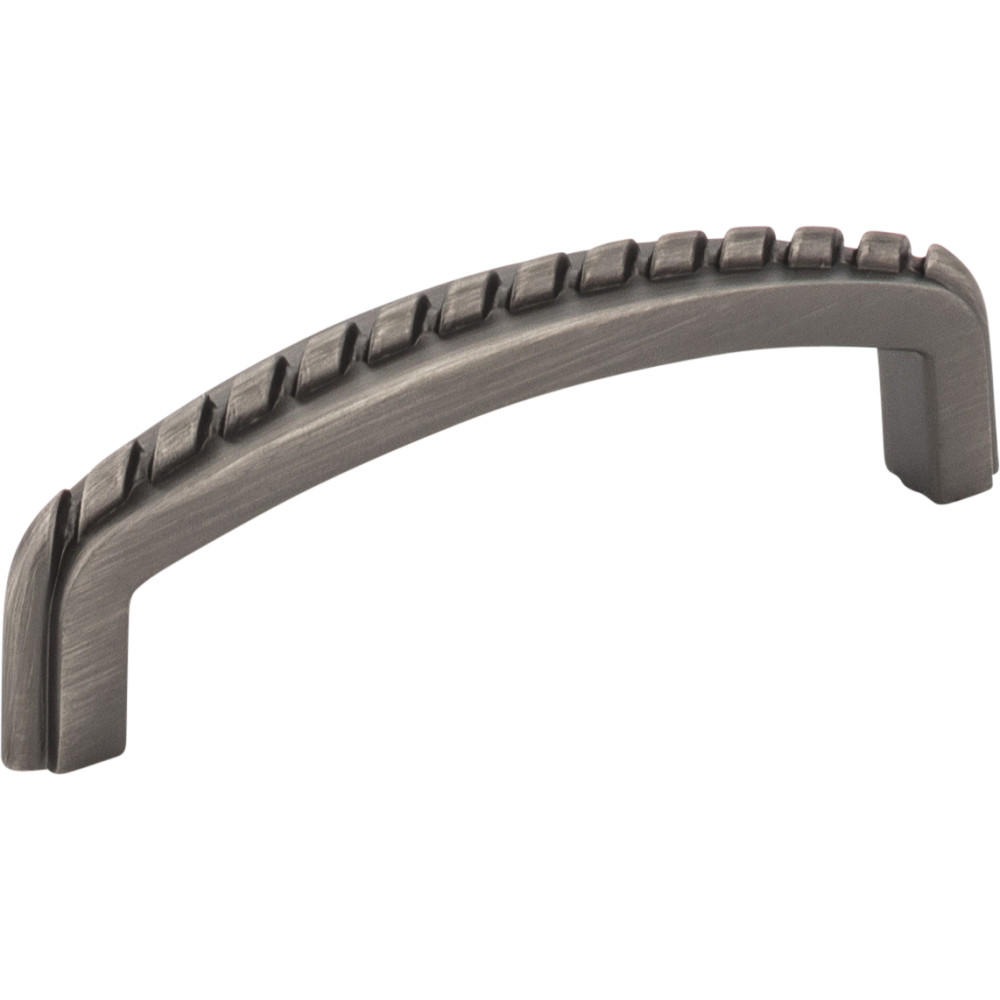 Elements by Hardware Resources Z118-3BNBDL 3-3/8" Overall Length Zinc Cabinet Pull with Rope Detail.  H