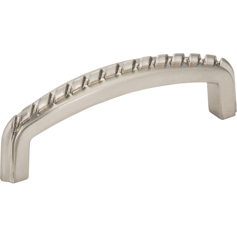 Elements by Hardware Resources Z118-3SN 3-3/8" Overall Length Zinc Cabinet Pull with Rope Detail.  H