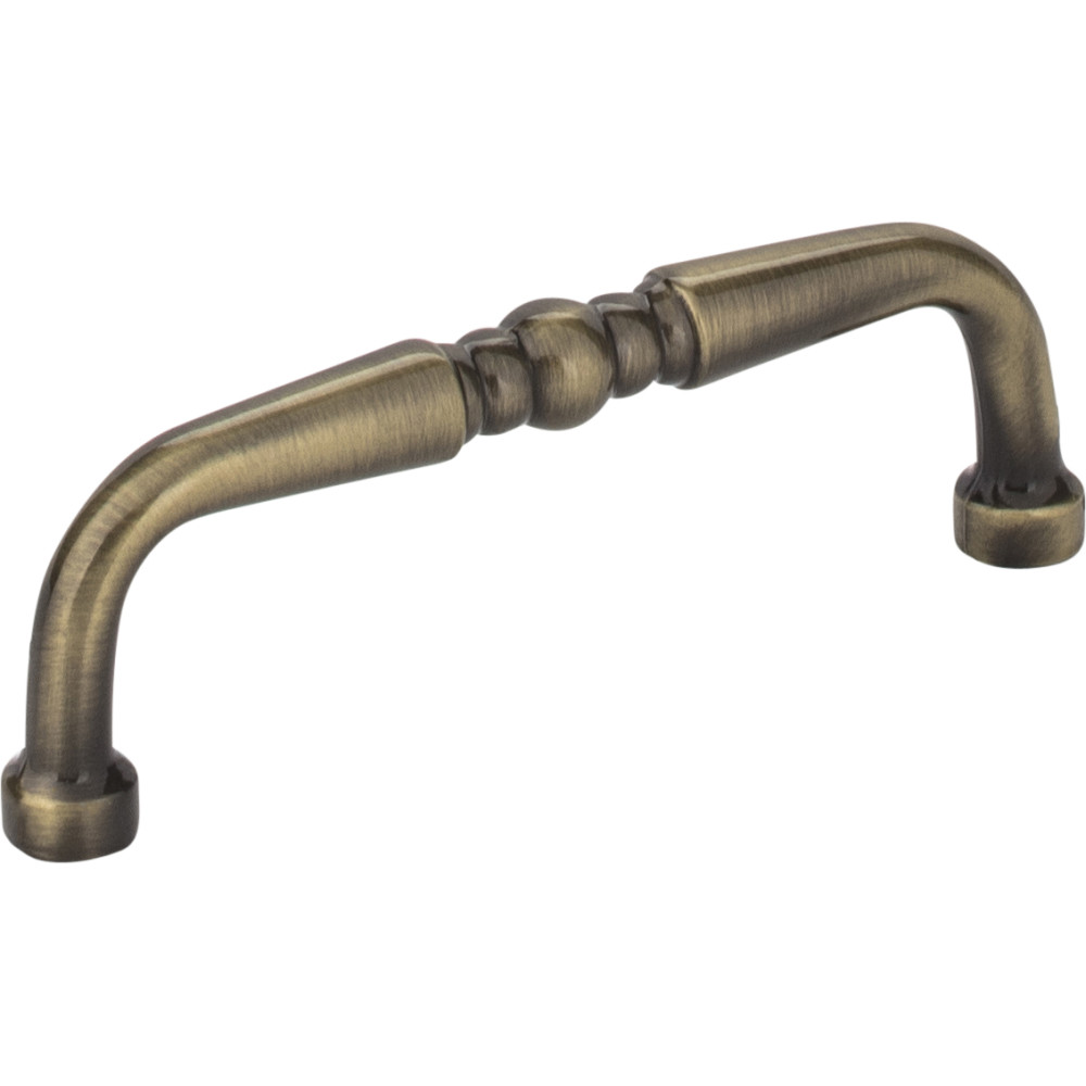 Elements by Hardware Resources Z259-3AB 3-3/8" Overall Length Zinc Die Cast Turned Cabinet Pull. Hol