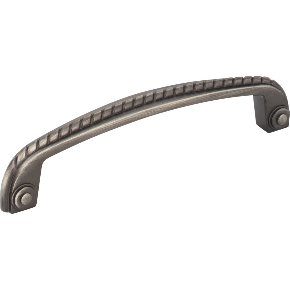 Jeffrey Alexander by Hardware Resources Z261-128BNBDL 5-13/16" Overall Length Zinc Cabinet Pull with Rope Detail. 
