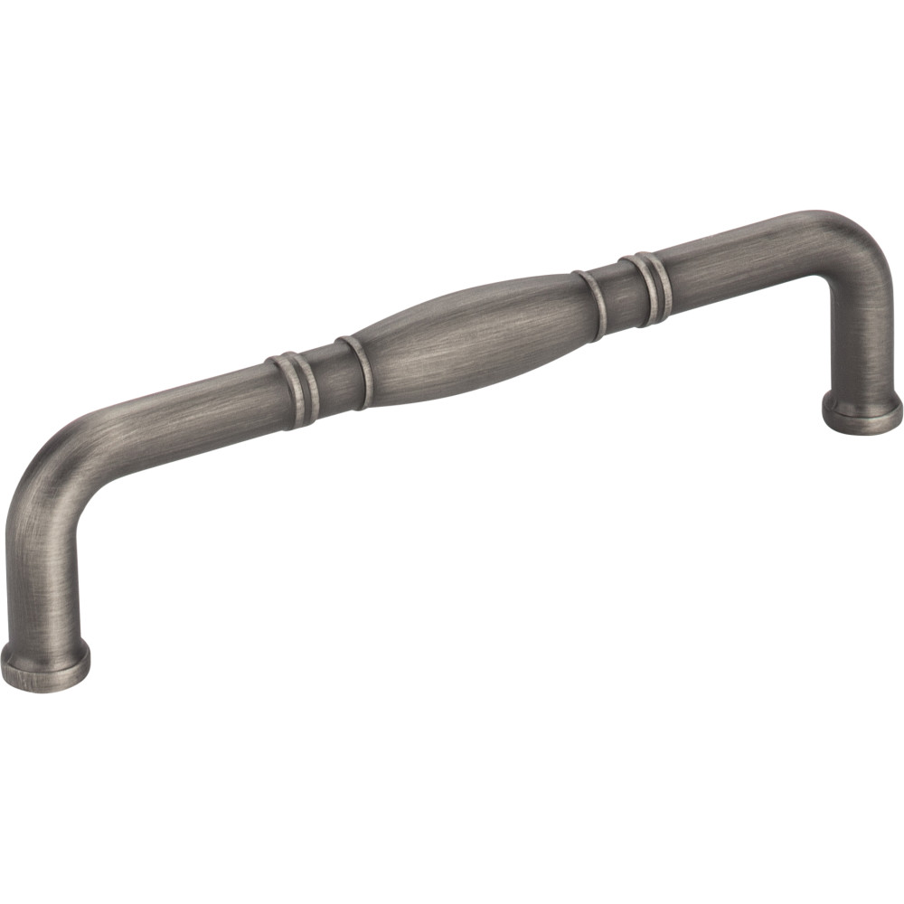 Jeffrey Alexander by Hardware Resources Z290-128-BNBDL 5-1/2" overall length Zinc Die Cast Cabinet Pull. Hole      