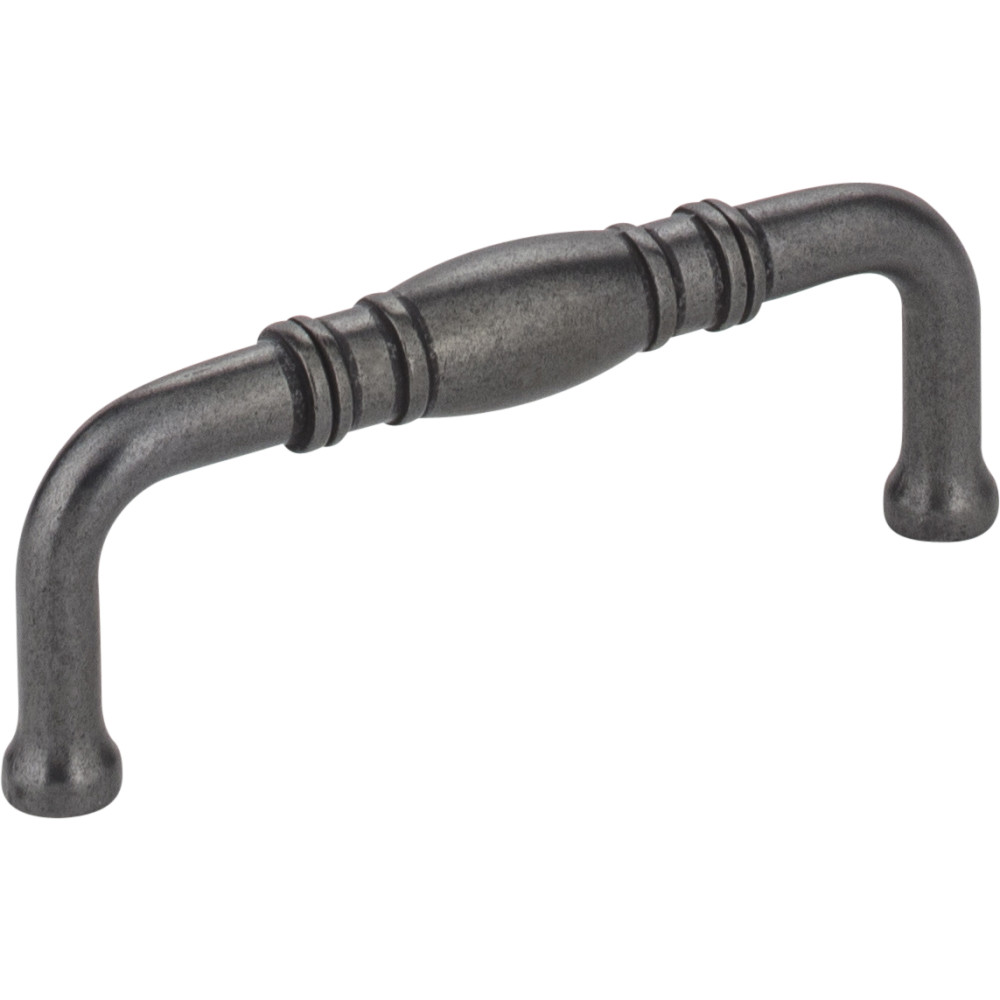 Jeffrey Alexander by Hardware Resources Z290-3-DACM 3-3/8" overall length Zinc Die Cast Cabinet Pull. Holes are 