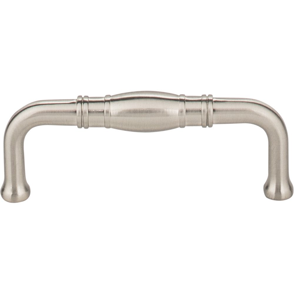 Jeffrey Alexander by Hardware Resources Z290-3-SN 3-3/8" overall length Zinc Die Cast Cabinet Pull. Holes are 
