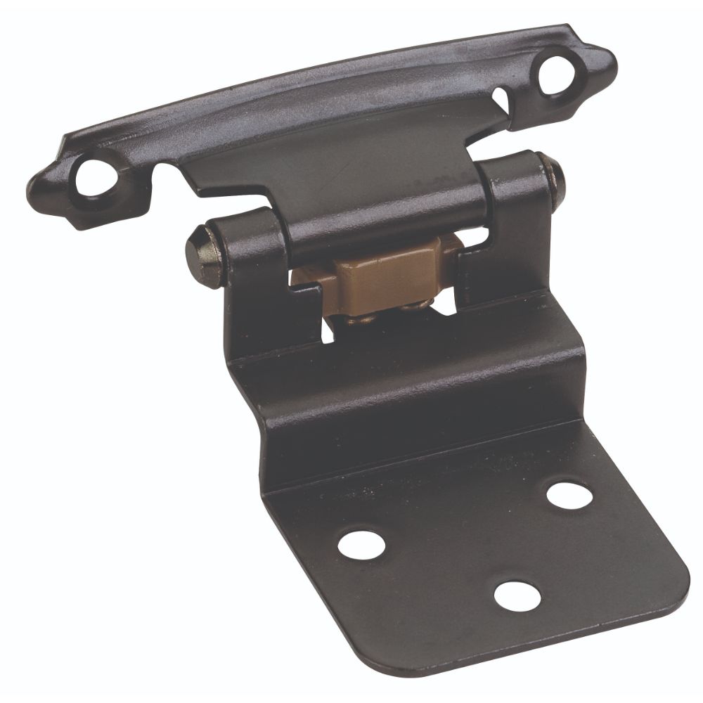 Hardware Resources P5922DACM Traditional 3/8” Inset Hinge with Semi-Concealed Frame Wing - Dark Antique Copper Machined