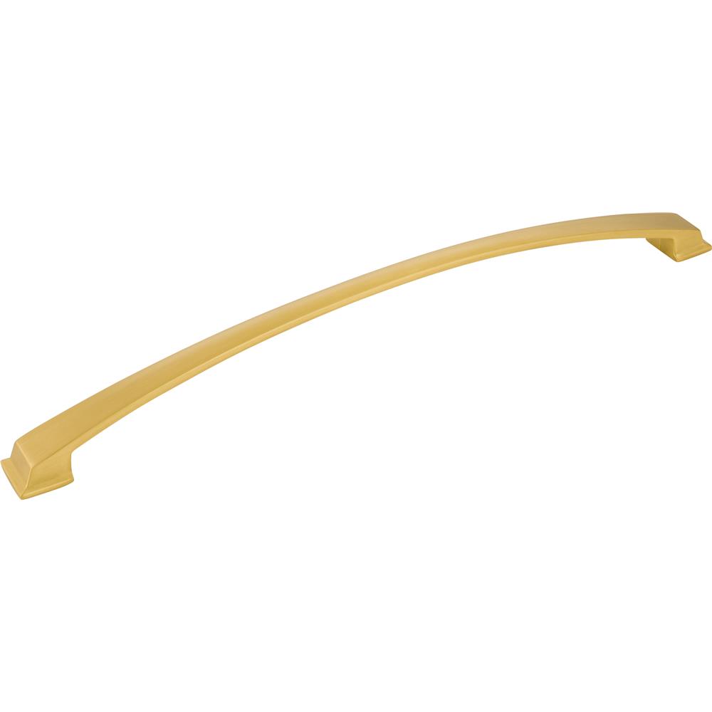 Jeffrey Alexander by Hardware Resources Roman Cabinet Pull 13-3/16" Overall Length Cabinet Pull, 305 mm Center to Center in Brushed Gold