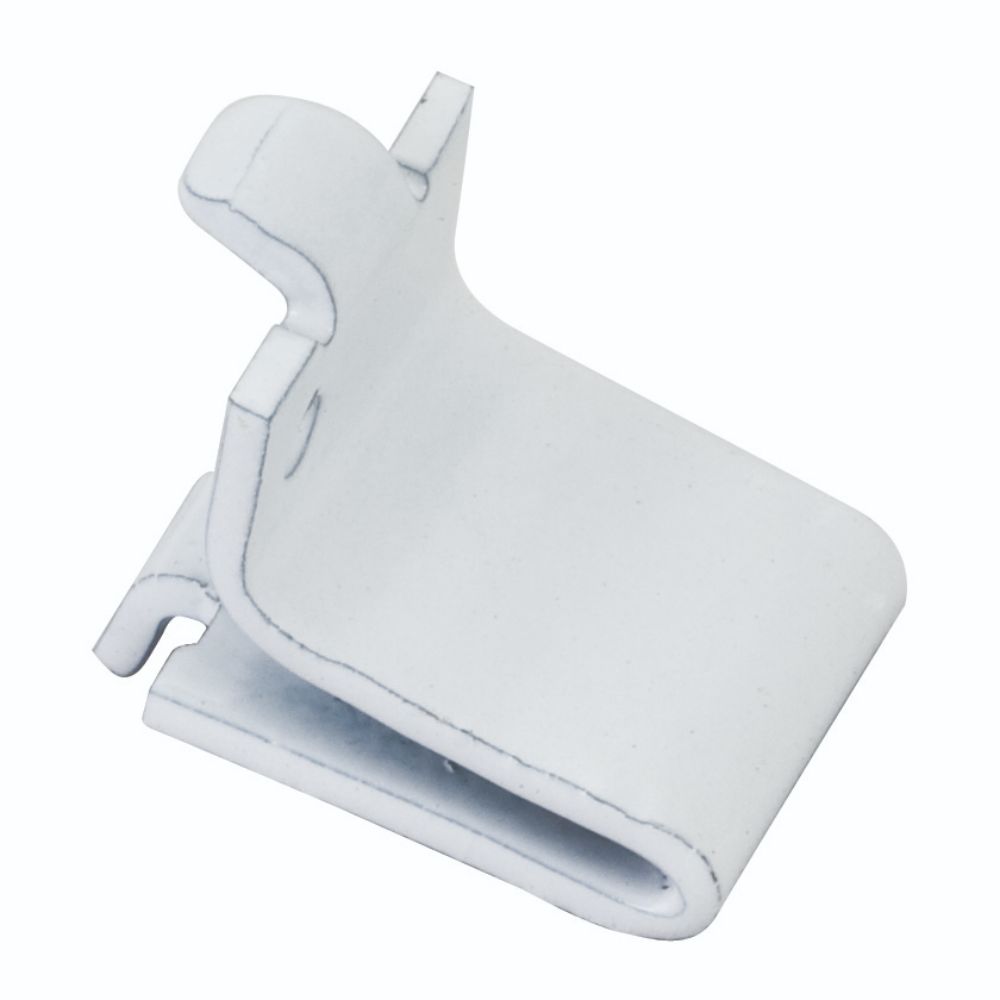 Hardware Resources 1460WH-R White Shelf Clip, Retail Pack