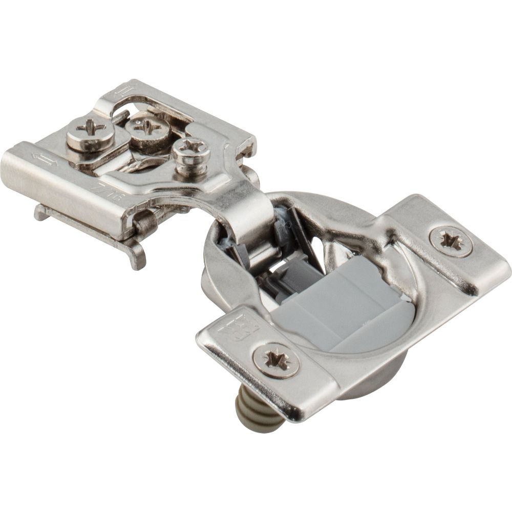 Hardware Resources 9390-716 105° 7/16" Overlay Heavy Duty DURA-CLOSE® Soft-close Compact Hinge with Press-in 8 mm Dowels