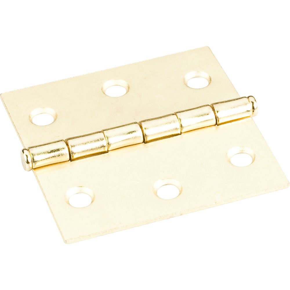 Hardware Resources 33524PB Polished Brass 2-1/2" x 2-1/2" Swaged Butt Hinge