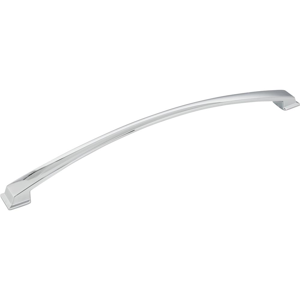 Jeffrey Alexander by Hardware Resources Roman Cabinet Pull 13-3/16" Overall Length Cabinet Pull, 305 mm Center to Center in Polished Chrome