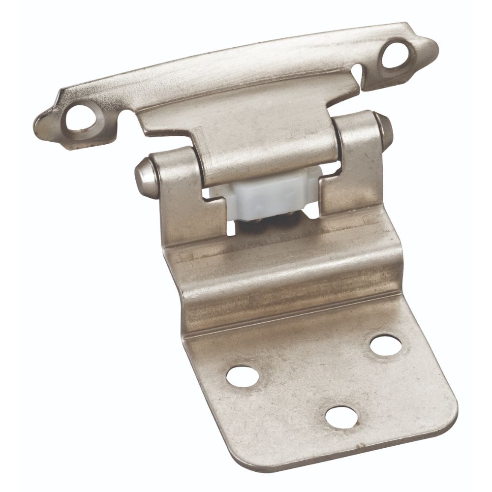 Hardware Resources P5922SN Traditional 3/8” Inset Hinge with Semi-Concealed Frame Wing - Satin Nickel