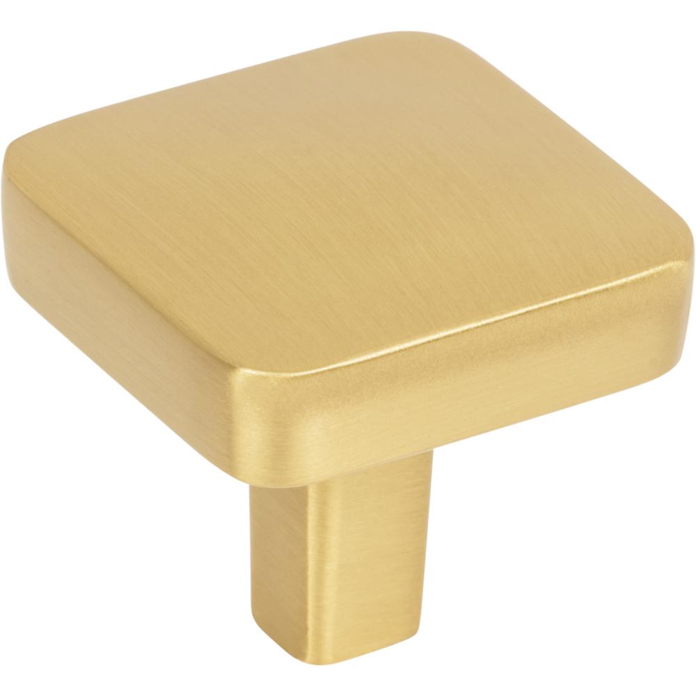 Hardware Resources 905BG Whitlock 1-1/4" Diameter Square Knob - Brushed Gold