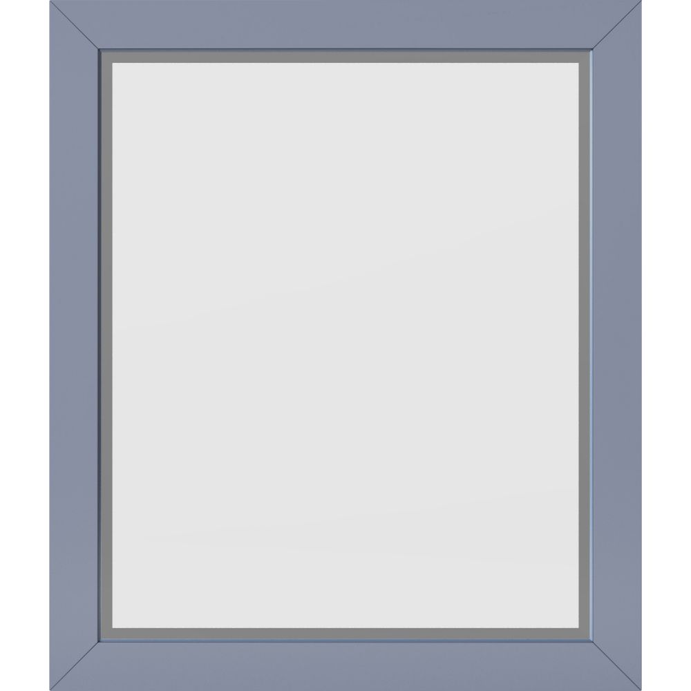 Jeffrey Alexander MIR2CAD-24-BS 25 W x 1" D x 28" H Blue Steel Cade mirror