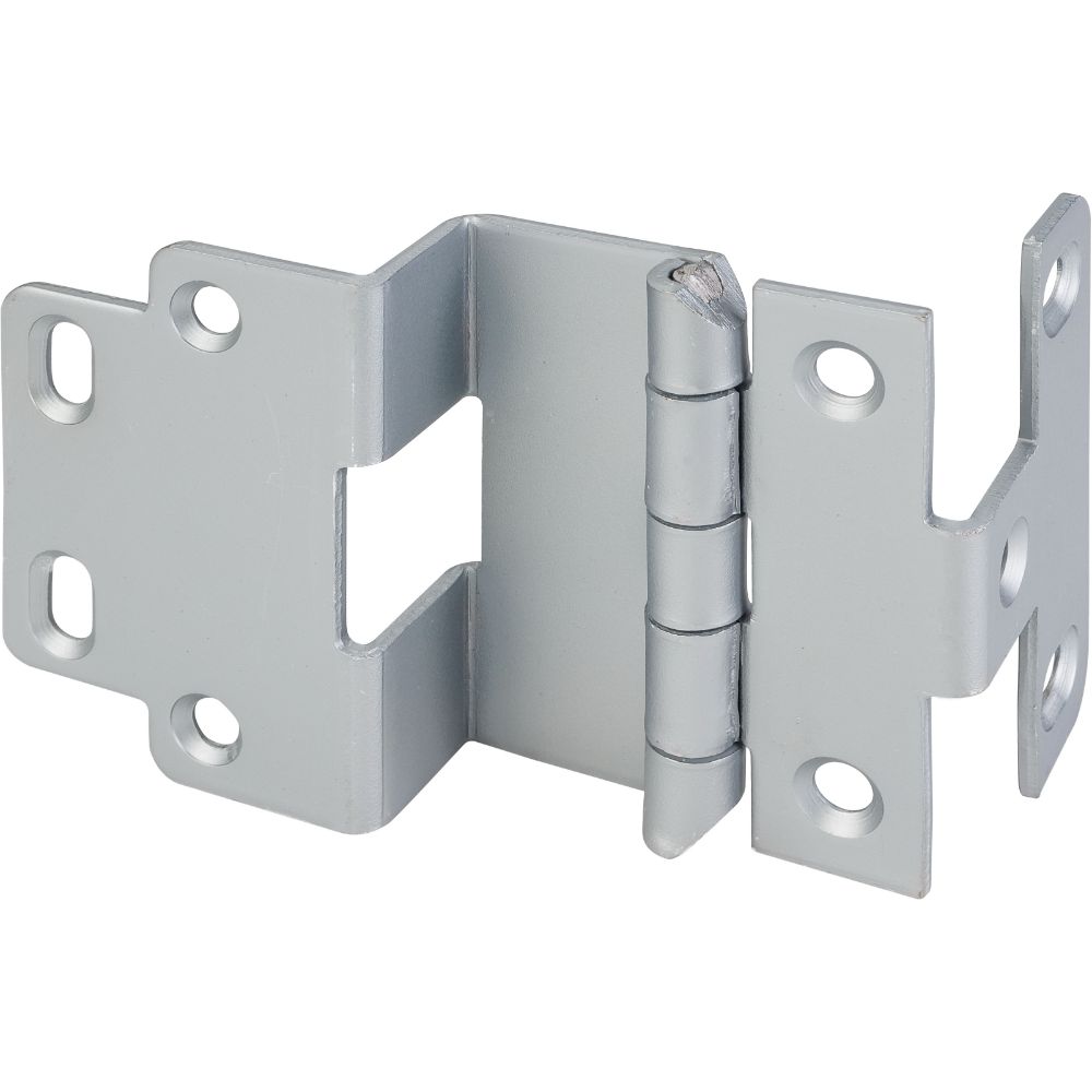 Hardware Resources HR0076 Institutional 5-Knuckle Non-Mortise Cabinet Hinge - Dull Nickel