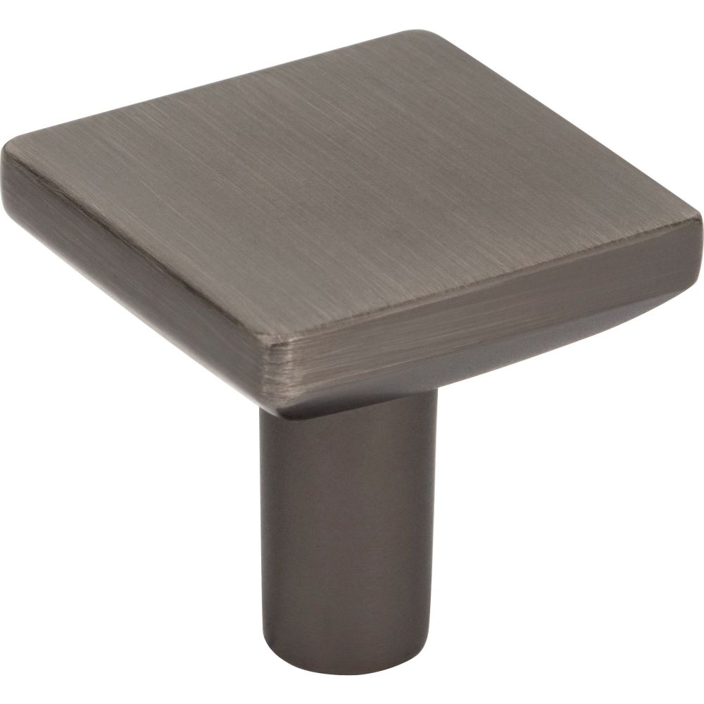 Elements by Hardware Resources 827BNBDL 1-1/4" Overall Length Brushed Pewter Walker 1 Square Knob