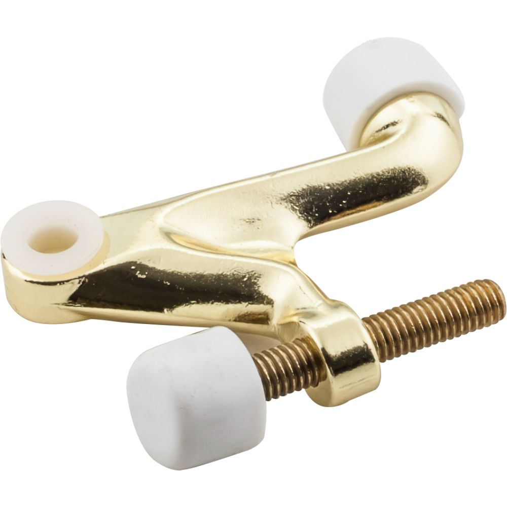 Hardware Resources DS02-PB Hinge Pin Door Stop - Polished Brass