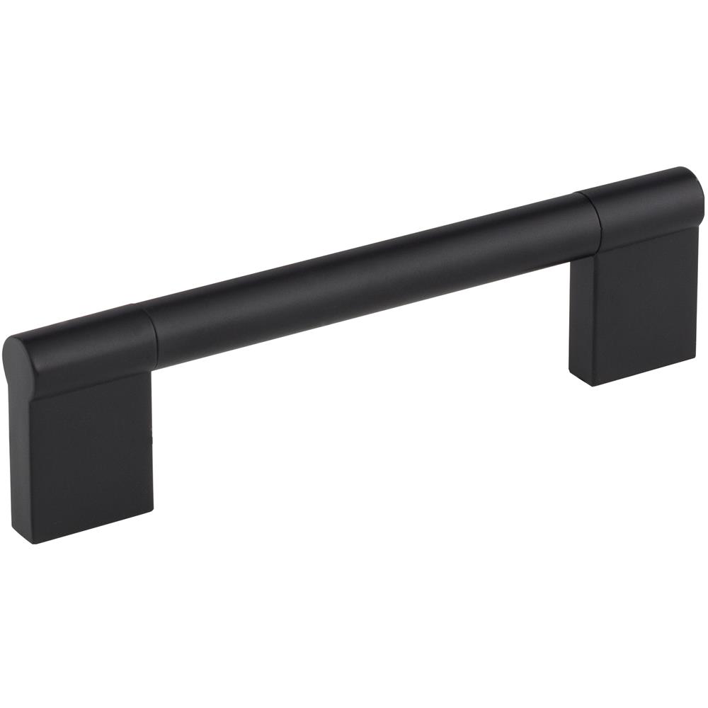 Elements by Hardware Resources Knox Cabinet Pull 5-9/16" Overall Length Cabinet pull, 128mm Center to Center in Matte Black