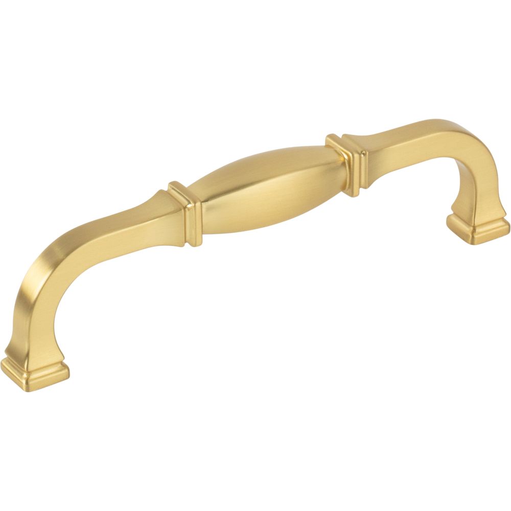 Jeffrey Alexander by Hardware Resources 278-128BG 128 mm Center-to-Center Brushed Gold Audrey Cabinet Pull