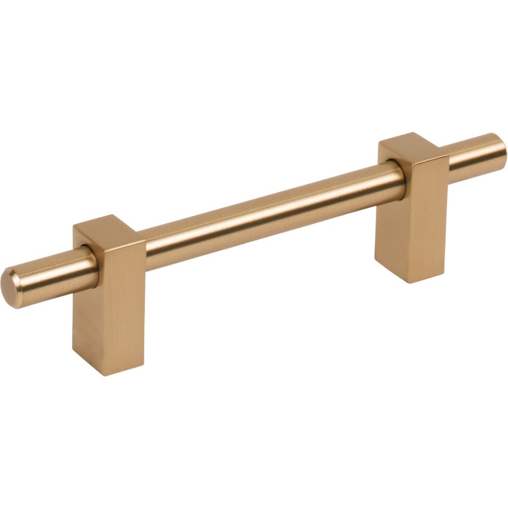 Jeffrey Alexander by Hardware Resources 478-96SBZ 96 mm Center-to-Center Satin Bronze Larkin Cabinet Bar Pull