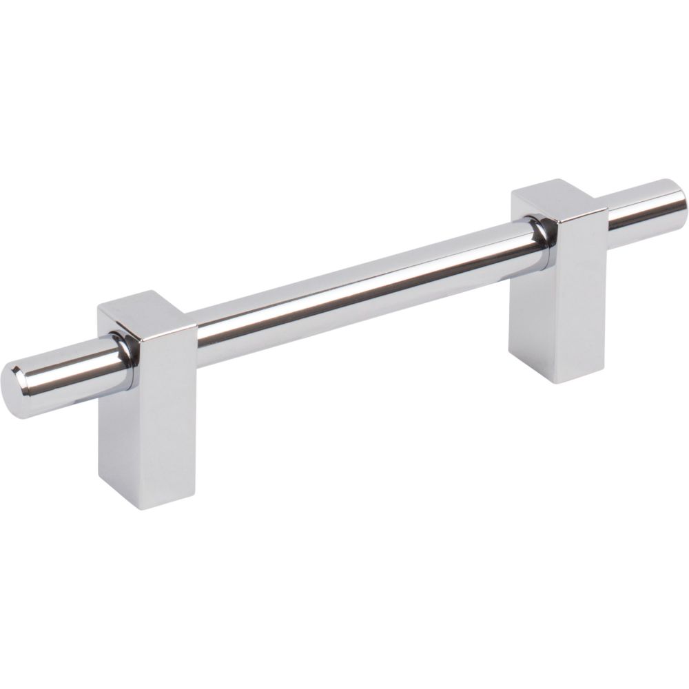 Jeffrey Alexander by Hardware Resources 478-96PC 96 mm Center-to-Center Polished Chrome Larkin Cabinet Bar Pull