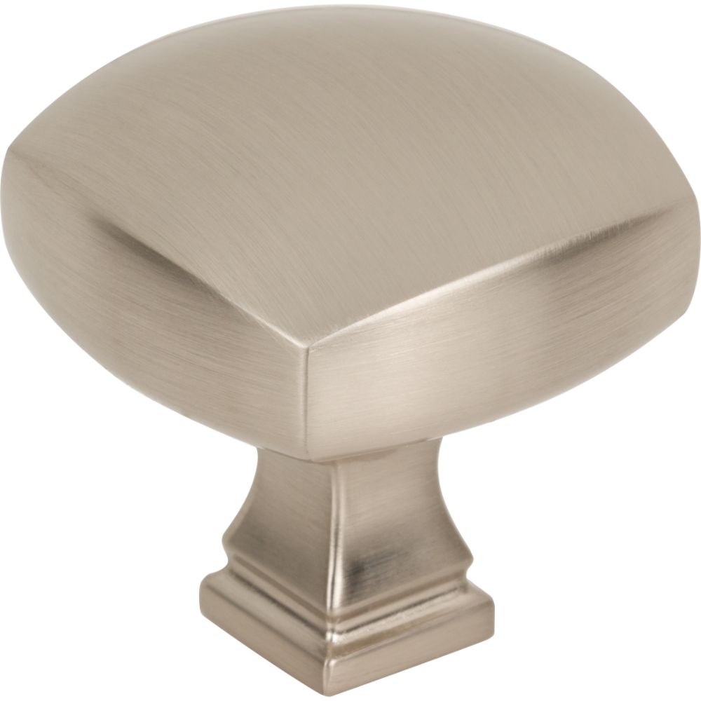 Jeffrey Alexander by Hardware Resources 278L-SN 1-3/8" Overall Length Satin Nickel Square Audrey Cabinet Knob