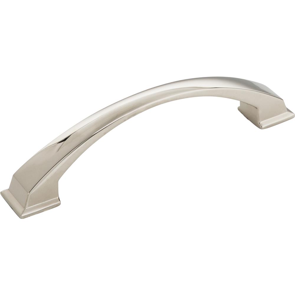 Jeffrey Alexander by Hardware Resources Roman Cabinet Pull 6-1/4" Overall Length Cabinet Pull, 128 mm Center to Center in Polished Nickel