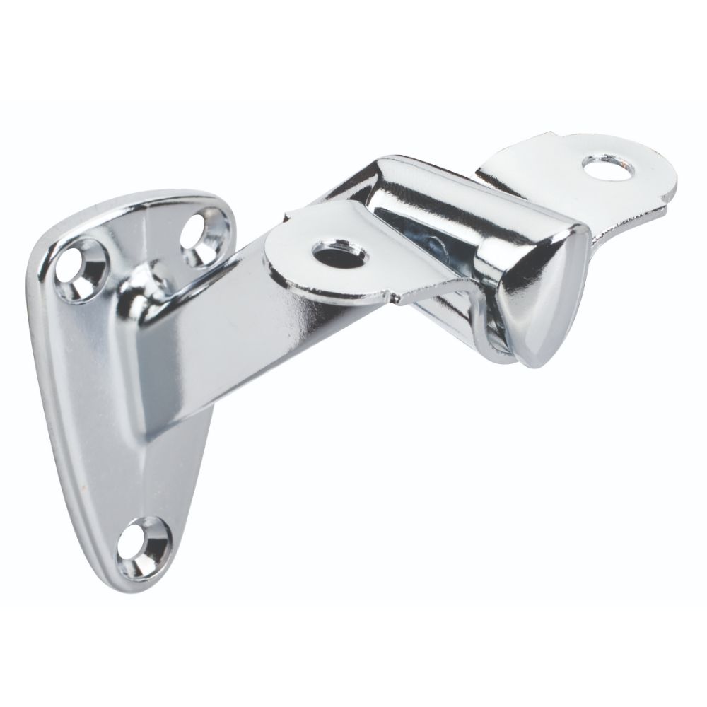 Hardware Resources HRB01-PC 1-7/16" x 2-1/2" Heavy Duty Handrail Bracket with  3-3/8" Projection - Polished Chrome