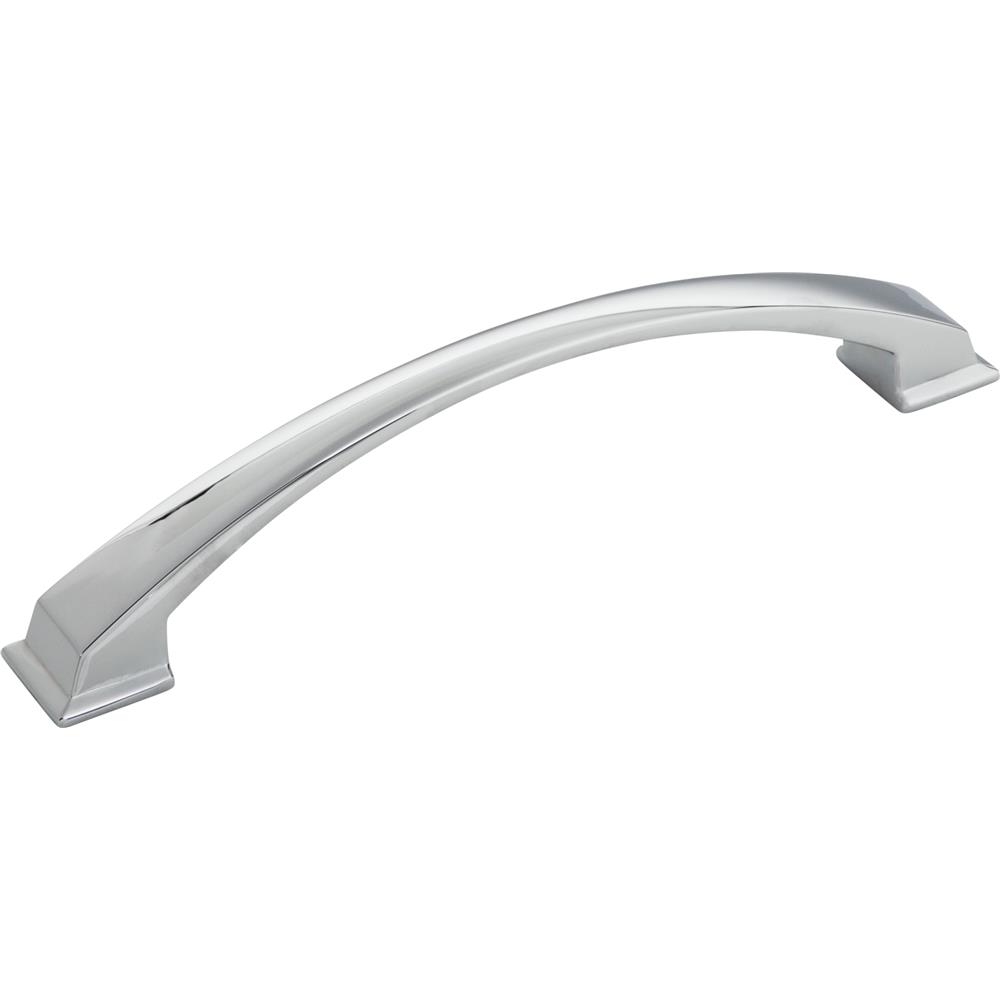 Jeffrey Alexander by Hardware Resources Roman Cabinet Pull 7-1/2" Overall Length Cabinet Pull, 160 mm Center to Center in Polished Chrome