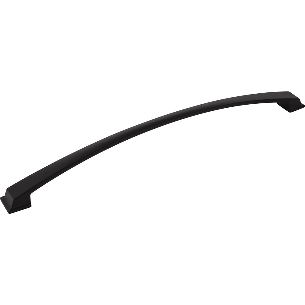 Jeffrey Alexander by Hardware Resources Roman Cabinet Pull 13-3/16" Overall Length Cabinet Pull, 305 mm Center to Center in Matte Black