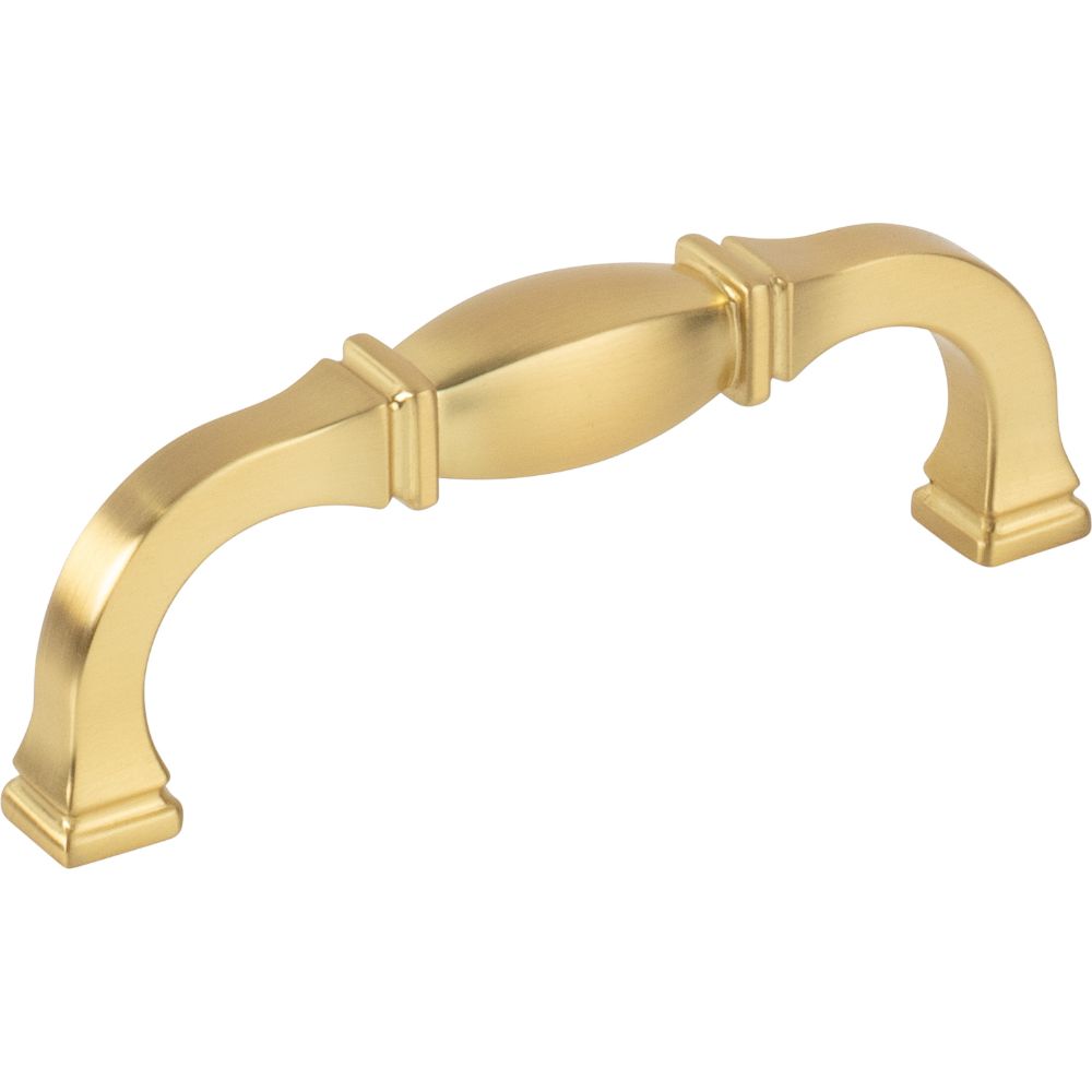 Jeffrey Alexander by Hardware Resources 278-96BG 96 mm Center-to-Center Brushed Gold Audrey Cabinet Pull