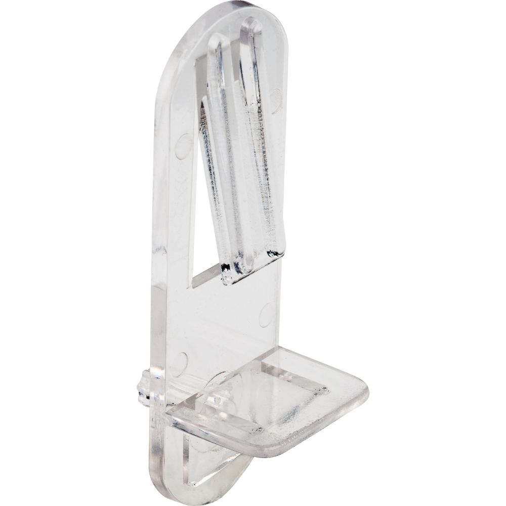 Hardware Resources 7703CL Clear 5 mm Pin Shelf Lock For 1/2" Shelf - Priced and Sold by the Thousand