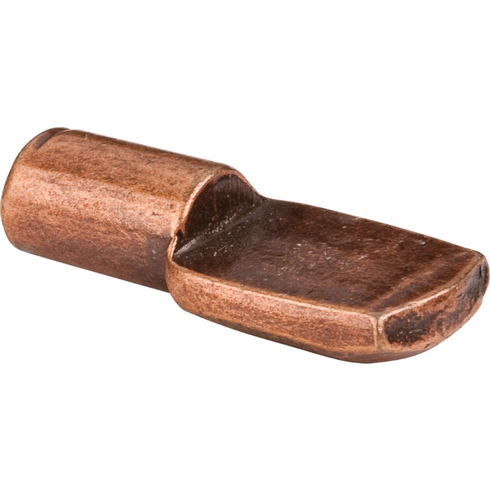 Hardware Resources 1206AC Antique Copper 1/4" Spoon Shelf Support - Priced and Sold by the Thousand. Order 1 for 1,000 Pieces