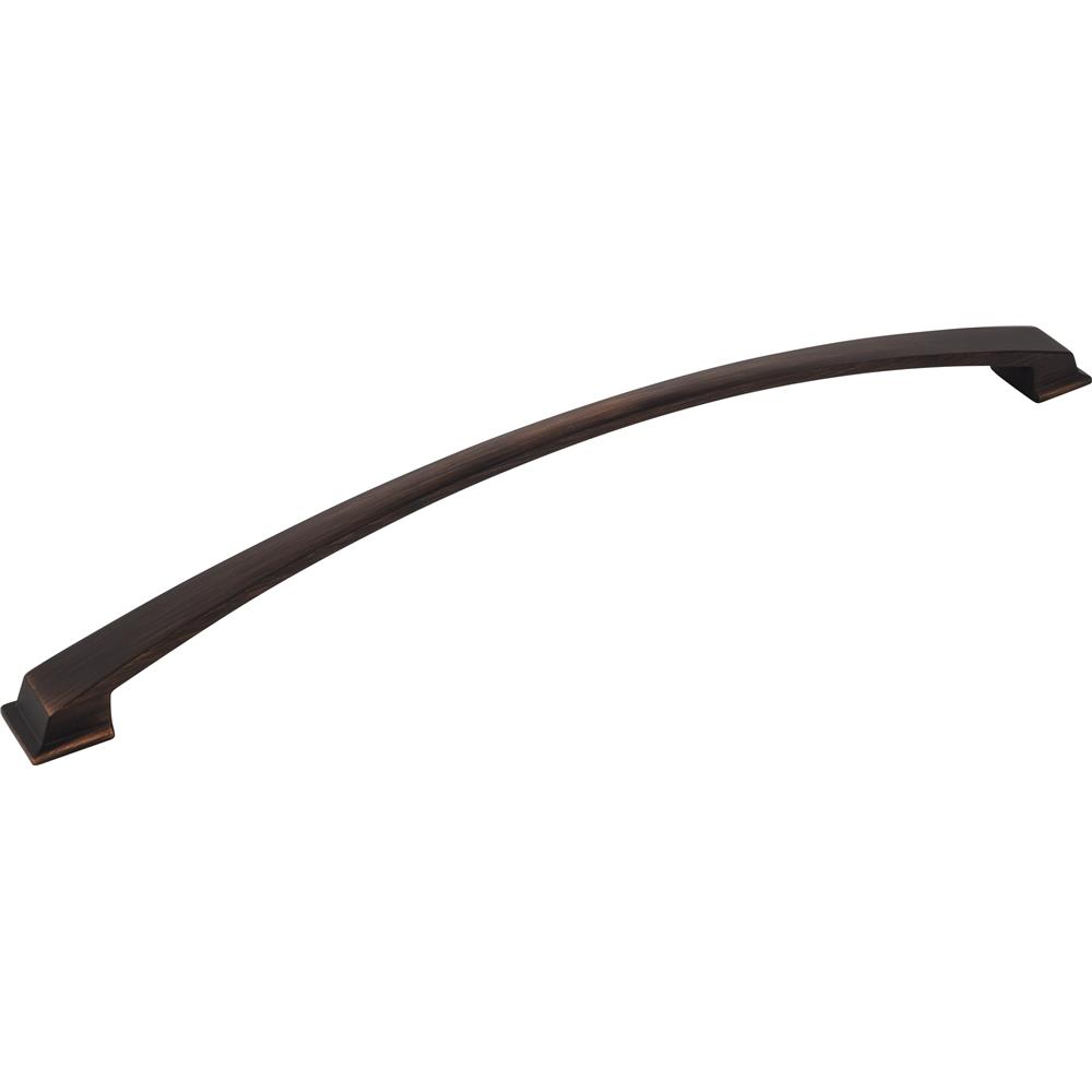 Jeffrey Alexander by Hardware Resources Roman Cabinet Pull 13-3/16" Overall Length Cabinet Pull, 305 mm Center to Center in Brushed Oil Rubbed Bronze